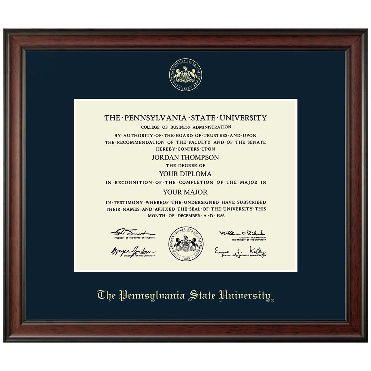 111 Diploma Frame Studio (Mahogany) Student Book Store